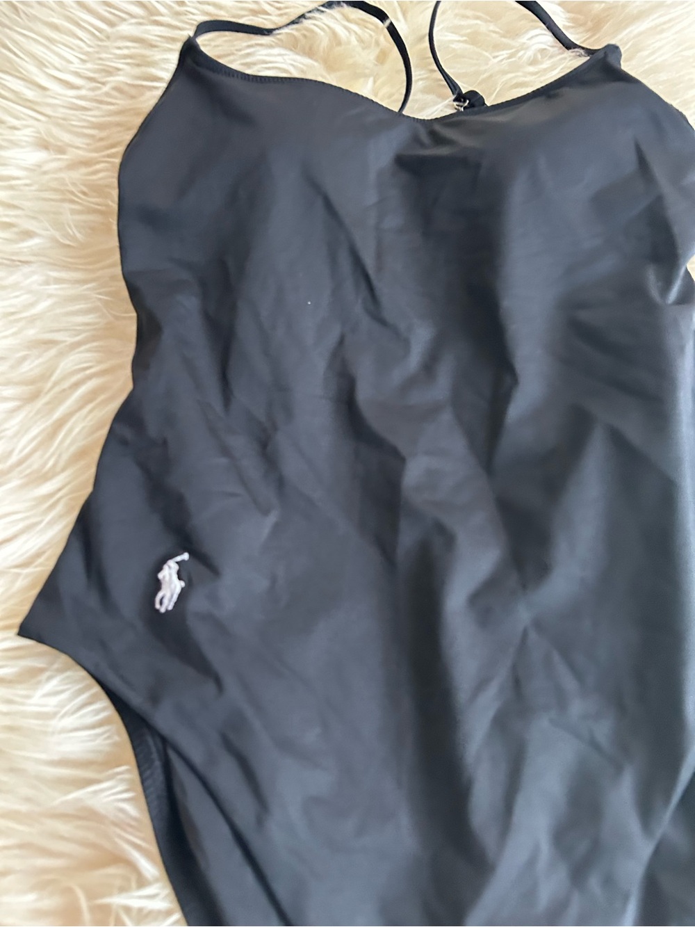 New season! Polo Ralph Lauren
embroidered Spaghetti strap 1 Piece Swimsuit small - Picture 4 of 6